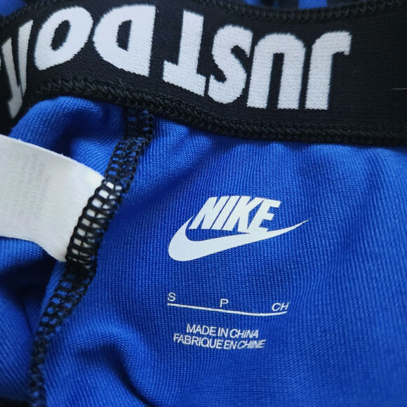 Nike Athletic Compression Yoga Leggings Women Small Stretch Mid Rise Multicolor - Picture 4 of 6